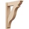 Ekena Millwork 6-in W x 22-in D x 30-in H Funston Trad Rough Cedar Woodgrain TimberThane Outlooker, Primed Tan OUTUR060X22X30FST04RCPR - alternate 1